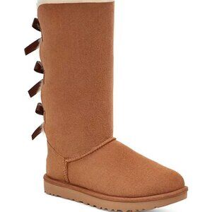 UGG Bailey Bow II Suede Tall Water-Resistant Boots